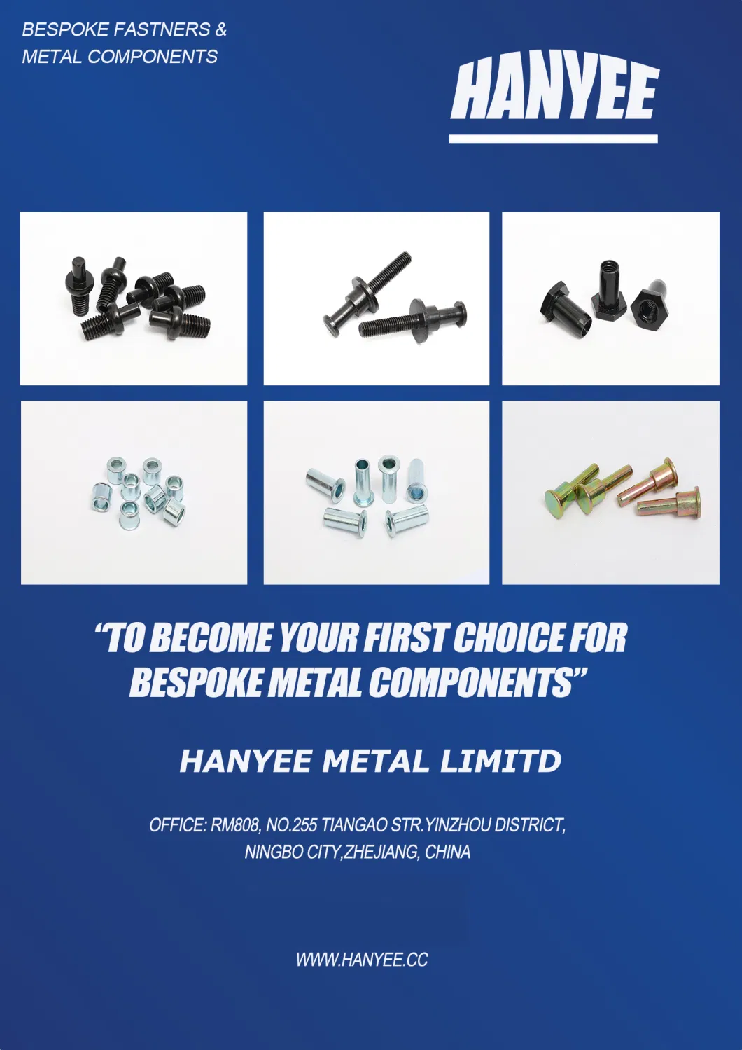 Specialized in Fastener Since 2002 Direct Factory Prices Custom-Made Titanium Fastener