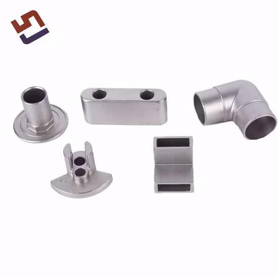Peças de liga de alumínio anodizadas de liga de titânio de aço inoxidável personalizadas de fundição, acessórios para tubos de peças de processamento
